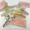 POTETE Big Skinny Hair Clip (012-white) view 3