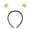 Vaguelly Gold Glitter Star Hair Bands Lightweight Party Head Accessories for New Years Eve Party view 1