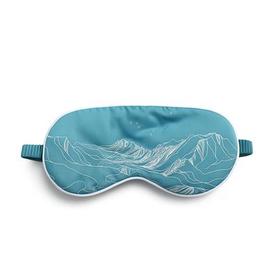 Alaska Glacial Midnight Sun Sleep Mask | Blocks 100% Light, Soft & Breathable | Comfortable Eye Mask for Side Sleepers, Travel & Night Use | Adjustable Strap  Unisex