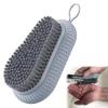 VWMYQ Heavy Duty Fingernail Scrub Brush, Durable Stiff Bristles Hand and Nail Cleaning Brush for Men & Mechanics (Hand Wash Brush - Grey) view 1