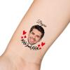 15pcs Custom Tattoos Personalized Temporary Tattoos with Photo Face Waterproof Name Logo Tattoos Stickers Funny For Women Men Kids Gifts for Birthday Party Wedding Bride Groom Decor view 1