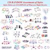 BodyJ4You 158PC Body Piercing Kit Aftercare Saline Cleanser Bump Removal | Belly Ring Nose Septum Tragus Ear Cartilage Industrial | Horseshoe Ring Hoop Barbell Stud Spike | 14G 16G 18G 20G | RANDOM Mi view 3