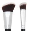 Angled Kabuki Blush Brush + Mini Angled Eyeshadow Blending Brush - Beauty Junkees Soft Synthetic Bristles for Applying, Blending, Buffing, Sculpting Powder, Liquid, Cream, Minerals, Cruelty Free view 1