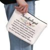 G2TUP Microbiologist Gift Microbiologist Definition Makeup Bag Microbiology Cosmetic Bag Lab Tech Gift Biology Teacher Gift Science Graduation Gift (Microbiologist Definition White Bag) view 2