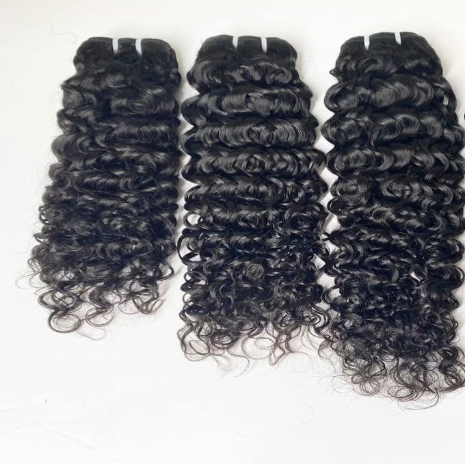 10A Water Wave Bundles (18 20 22) Wet and Wavy Human Hair (Water Wave)