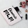 G2TUP Chiweenie Dog Lover Gift Chiweenie Mom Makeup Bag Chiweenie Dog Mom Cosmetic Bag Chiweenie Dog Owner Gift Pet Owner Zipper Travel Bag (Chiweenie Mom White Bag) view 4