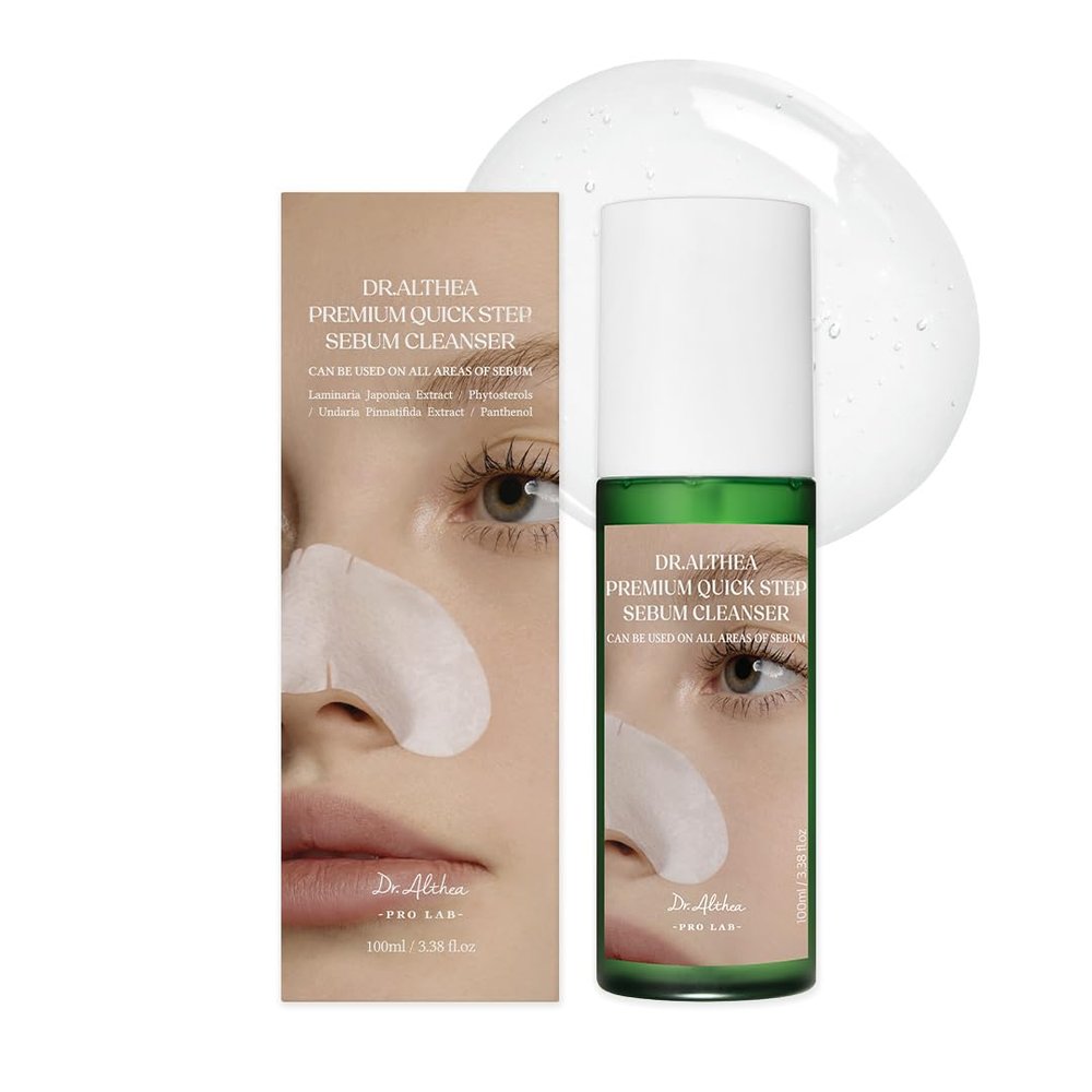 Dr.Althea Premium Quick Step Sebum Cleanser | Quick and Effective Blackhead Remover | Facial Exfoliant for Sensitive Skin | Korean Skin Care | 3.38 fl oz