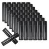 50 Pcs Lip Balm Empty Container Tubes with Twist Bottom and Top Cap, For Make Natural Lip Balm, Black, 3/16oz (5.5ml) view 1