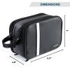 BAGSPRITE Large Toiletry Bag for Men, Women Travel Bag with Hanging Hook, Water-resistant Makeup Cosmetic Bag Shaving Kit Organizer, Bathroom Bag for Traveling view 4