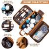 BAGSPRITE Large Toiletry Bag for Men, Women Travel Bag with Hanging Hook, Water-resistant Makeup Cosmetic Bag Shaving Kit Organizer, Bathroom Bag for Traveling view 2
