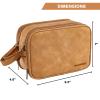 BAGSPRITE Large Toiletry Bag for Men, Women Travel Bag with Hanging Hook, Water-resistant Makeup Cosmetic Bag Shaving Kit Organizer, Bathroom Bag for Traveling view 4