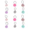 Lurrose Girl Scrunchies Pom Elastic Hair Ties 12PCS Fluffy Ponytail Holders Hair Ties Pompom Hair Band Pom Hair Ropes for Women Girl Womens Hair Bands view 1