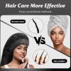 Bonnet Hair Dryer Attachment - Bonnet Hood Dryer with Headband That Reduces Heat Around Ears and Neck, Use for Hair Styling, Hair Drying, Curling and Deep Conditioning (Extended Version, Black) view 4