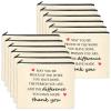 Coume 12 Pieces Thank You Supply Makeup Bag for Women Inspirational Appreciation Gift for Coworker Teacher Nurse Employee Social Worker Volunteer Canvas Cosmetic Bags for Christmas Leaving(Inspiring) view 1
