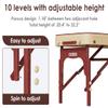 CLORIS 84" Professional Massage Table Portable Reinforced Wooden Leg Hold Up to 1100LBS 2 Folding Lightweight Spa Solon Tattoo Massage Bed Height Adjustable with Carrying Bag view 3