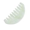 FRCOLOR 5pcs Natural Jade Scraping Comb for Scalp Massage Body Care Tool for Relaxation and Smooth Gua Massage Comb for Lymph and Wellness view 2