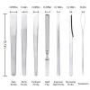 Ajiivao Pedicure Knife Set-7pack, Ingrown Toenail Knife Tools with Portable PU Storage Bag, Superior Steel Nail Knives Cuticle Remover, Professional Foot Repair Kit for Dead skin and Calluses view 4