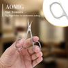 AOMIG Cuticle Scissors, Stainless Curved Blade Multi-purpose Sharp Small Scissors for Grooming, Eyebrow, Eyelash, Nose Hair, Nail, Manicure, Dry Skin view 3