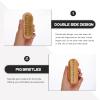 FRCOLOR 4pcs Wooden Nail Brush Dual-sided Cleaning Tool for Manicure and Pedicure Bristles for Easy Dust Removal Compact for Daily Use and Travel view 4