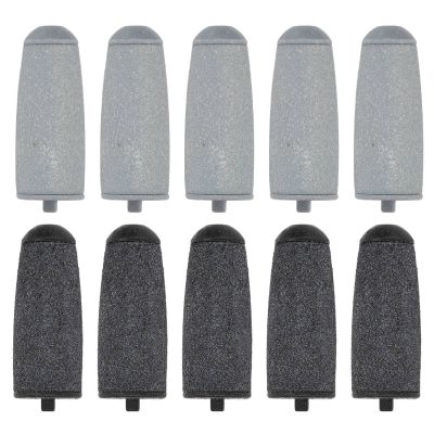 Replacement Rollers, 10 Spare Parts for Coarse Roller Head Replacement Heads for Electric Foot Callus Remover Device Callus Remover Tool Electric Foot Sander