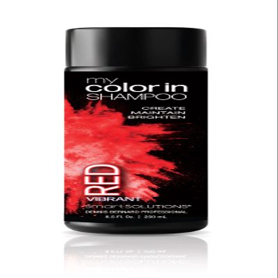 SMART SOLUTIONS MyColorIn Color Depositing Shampoo (Vibrant Red) - Sulfate & Paraben Free Hair Dye | Made in USA (8 Colors)