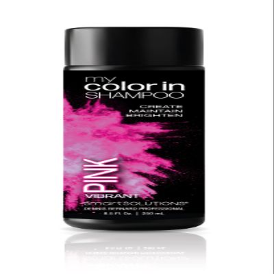 MyColorIn Color Depositing Shampoo (Vibrant Pink) - Sulfate & Paraben Free Hair Dye | Made in USA (8 Colors)