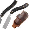 Old Ram Straight Razor | Straight Edge-Razor Red Wood & Bone Handle- Sharp | High Hardness Stainless Steel Cutthroat Straight Edge Blade | Barber Razor (220) view 1