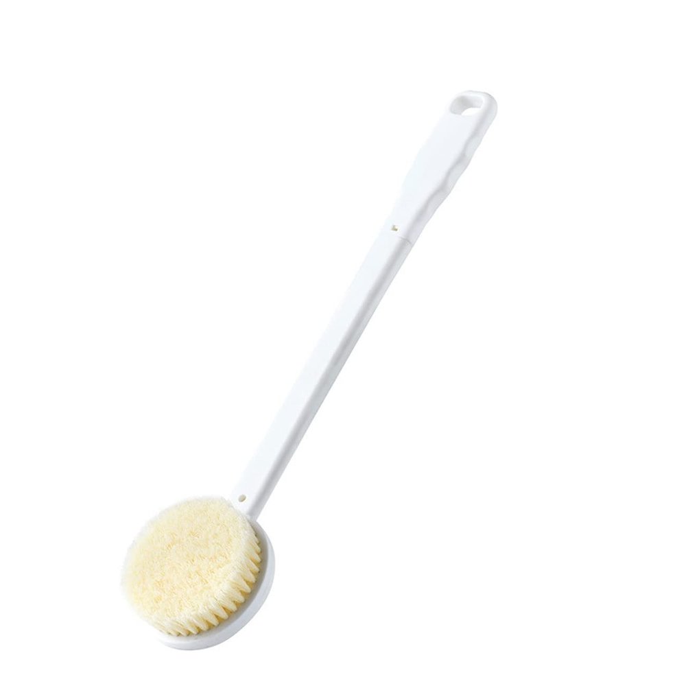 Sxdthy Shower Brush with Long Handle Comfy Bristles,Bath Back Brush for Wet or Dry Brushing (Color : C)