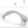 Sxdthy Bath Body Brush, Back Brush Long Handle Dry Exfoliating Brush for Wet or Dry Brushing (Color : White) view 2