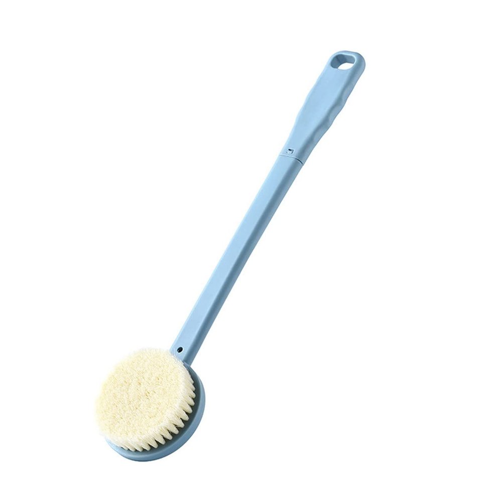 Sxdthy Shower Brush with Long Handle Comfy Bristles,Bath Back Brush for Wet or Dry Brushing (Color : D)