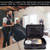 Hair Cutting Scissors Shears Kits, 29 pcs Professional Haircut Scissors Set for Barber, Salon, Home, Complete Hair Cutting Kit Includes Barber Bag, Thinning Scissors, Combs, Barber Cape... view 4