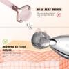 RISSING 4-in-1 Gua Sha Facial Tools: FSAHSA Eligible, Lymphatic Drainage Massager Facial Roller for Wrinkles and Lifting, Stainless Steel Gua Sha Tool for Face (Luxury Box Edition) view 4