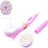 Sxdthy Body Back Brush Silicone Bath and Body Brush with Long Handle Scrubber Scrub Washer for Wet or Dry Brushing (Color : Pink) view 4