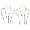 2pcs U Shaped Hair Fork Side Hairpin 4 Prong Hair Updo Bun Hairpin Sticks Alloy Hair Clips Grips Hair Styling Accessories for Women Girls view 1