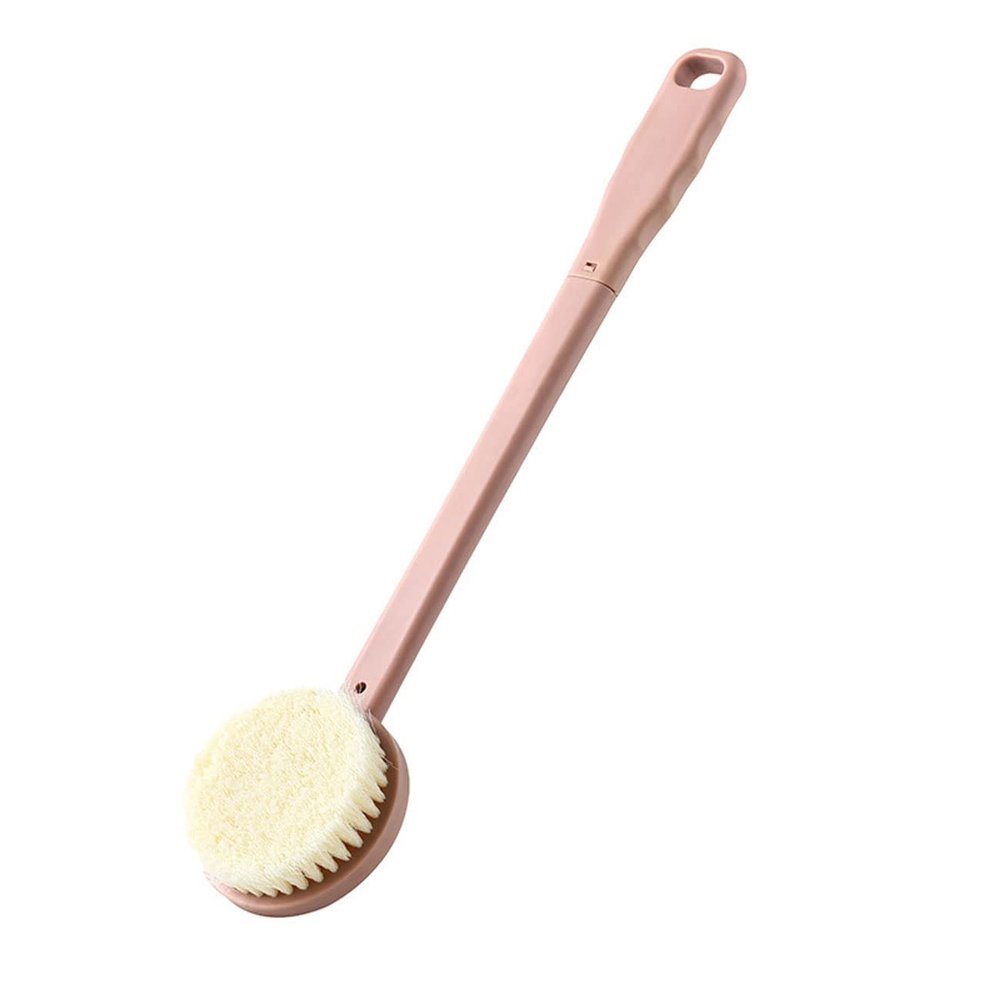 Sxdthy Shower Brush with Long Handle Comfy Bristles,Bath Back Brush for Wet or Dry Brushing (Color : B)