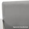 BarberPub Classic Recline Hydraulic Barber Chair Salon Spa Chair Hair Styling Beauty Equipment 3021 (Grey) view 3