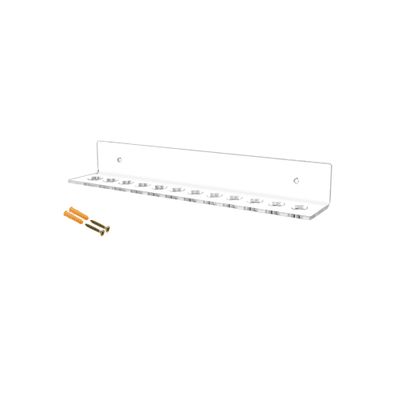 Marketing Holders Acrylic Scissor Organizer Shear Display Clear Professional Wall Rack with 12 Holes for Barber Shops Salons Spas and Groomers Hanging Hardware Included