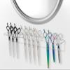 Marketing Holders Acrylic Scissor Organizer Shear Display Clear Professional Wall Rack with 12 Holes for Barber Shops Salons Spas and Groomers Hanging Hardware Included view 2