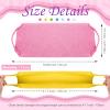 Lounsweer 7 Pieces Exfoliating Back Scrubber for Shower with Handles Nylon Back Exfoliator Washers Stretchable Pull Strap Exfoliating Loofah Washcloth for Women Men Body Deep Cleaning Massages view 2
