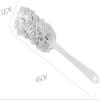 Sxdthy Shower Brush,Long Handle Soft Mesh Back Body Bath Scrubber Brush Sponge for Wet or Dry Brushing (Color : Pink) view 2