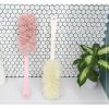 Sxdthy Shower Brush,Long Handle Soft Mesh Back Body Bath Scrubber Brush Sponge for Wet or Dry Brushing (Color : Pink) view 3