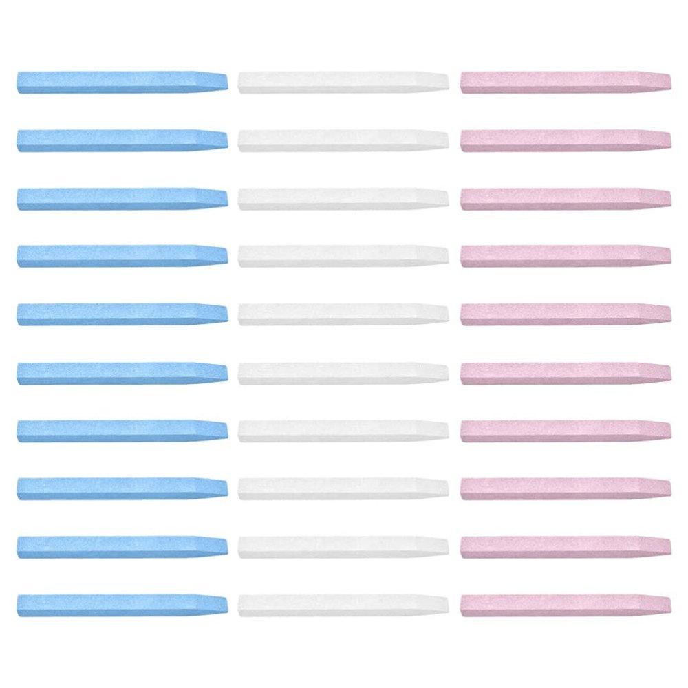 iplusmile 30pcs Nail Buffing Tools Pumice Stone Nail File Cuticle Pusher Multi-Color for Natural for Manicure Pedicure