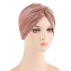 2 Pcs African Nigeria Turban Hat Elegant Headtie Headband Turban Head Scarf Head-Wrap Cap Brand Hijab Hats - 2 PCS view 1