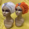 Diamonds Turban Femme Headtie Gele Nigerian Net African Auto Gele Head Wrap Net Turban Hat for Women Muslim Hijab 2pcs - 2pcs view 4
