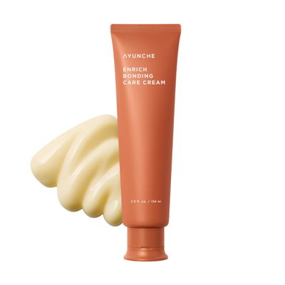 AYUNCHE Enrich Bonding Leave-In Cream 5.0 fl oz  Bond Repair, 392F Heat Protection, Anti-Frizz & Hydrating Treatment for Fine, Dry & Damaged Hair
