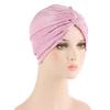 2 Pcs African Nigeria Turban Hat Elegant Headtie Headband Turban Head Scarf Head-Wrap Cap Brand Hijab Hats - 2 PCS view 1