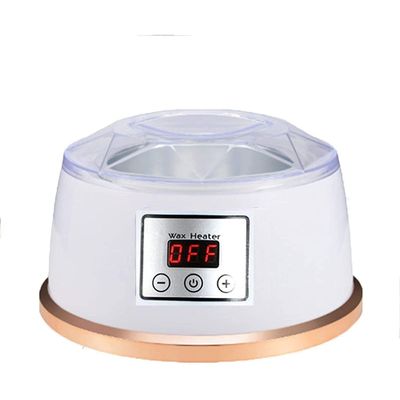 Liusj JUnst Feiyx Waxing Kit, Digital Wax Machine- Multi-Function Beauty Wax Machine, Led Display, Portable Inner Tank, Prevent Scalding, Adjustable Temperature,for Eyebrow, Facial, Armpit, Bikini