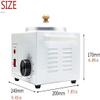 Feiyx Single Pot Electric Wax Warmer Machine,Have Bilateral Handles,Custom Temperature Setting,for Body Wax-Face, Eyebrow, Bikini, Armpit view 2