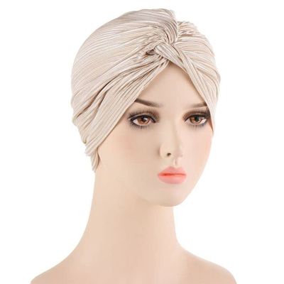 2 Pcs African Nigeria Turban Hat Elegant Headtie Headband Turban Head Scarf Head-Wrap Cap Brand Hijab Hats - 2 PCS