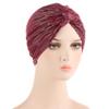2 Pcs African Nigeria Turban Hat Elegant Headtie Headband Turban Head Scarf Head-Wrap Cap Brand Hijab Hats - 2 PCS view 3